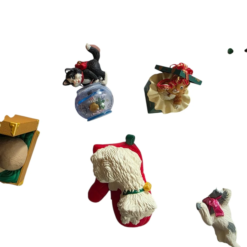 7 Hallmark Mischevious Kittens Ornaments